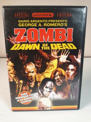 Dawn Of The Dead (dvd,  2005,  Dario Argento Version) Rare European Cut.