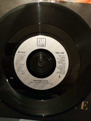 Marvin Gaye " Lucky Lucky Me " - Rare 7 " Single N.  Soul Motown Ex Uk 45 Rare Tmg
