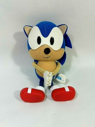 Rare Sonic The Hedgehog 7 " Stringy Shoes Plush Doll Japan Prize Toy Sega 1992