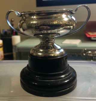 Hallmarked Silver Trophy Llandudno Rugby Club 1976 Points Cup Rare Item