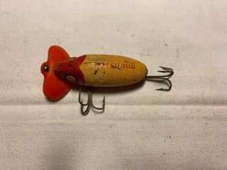 Fred Arbogast Jitterbug Plastic Lip Old Fishing Lure 5