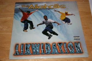 Tha Alkaholiks - Likwidation 1997 Vinyl 2xlp Rare Orig.  Us Hip Hop Rap Record