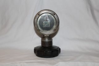 Vintage Buick Moto Meter Temperature Gauge With Cap Rare 1920s