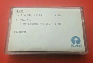 U2 - The Fly - Mega Rare Chop Em Out 1991 Island Records Promo Cassette Tape
