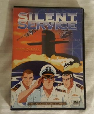 The Silent Service (dvd,  2001) Rare Oop Anime.  Ryosuke Takahashi.  R1 Us