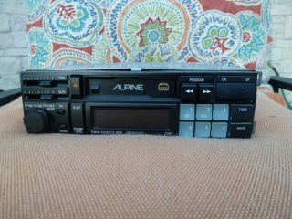 Alpine 7380 Am - Fm Cassette Tape Old School Japan Made Stereo Vintage Rare