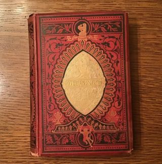 Vintage Antique Book Gleanings From The English Poets Gilded Embossed Covers