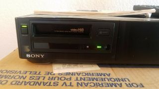 Rare Sony EV - S2000 8mm Hi8 Stereo HiFi Editing VCR & Remote READ 2