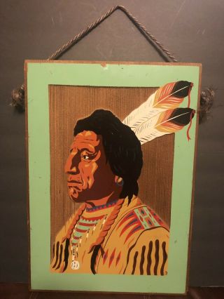 Rare Indian Wood Carving Painting From Kohlberg’s Antiques Native American