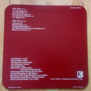 The Doors LA Woman Vinyl LP (Very Rare White Vinyl Reissue) 2