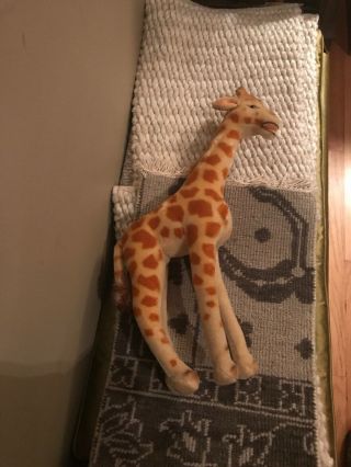 Steiff Vintage Giraffe German W Tag Mohair Antique Collectible Toy Stuffed Ani