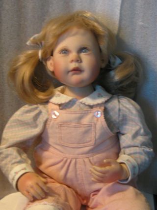 Doll 22 " Life Like Face Hands Bends Many Ways Eyes Eyelashes Adorable Face Great
