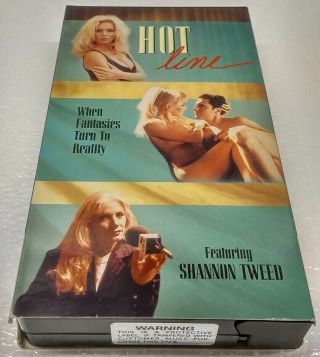 1995 Hot Line Erotic Fantasy Shannon Tweed York Home Video Vhs Tape Oop Rare Htf
