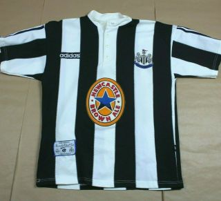 Newcastle United 1995 1996 Home Shirt Rare Adidas Ferdinand 9