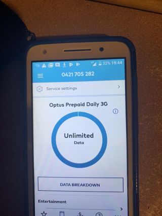 Optus Unlimited Data/talk/text $3 Days Sim Card Rare