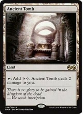 Ancient Tomb,  Mtg,  Ultimate Masters,  Nm X1
