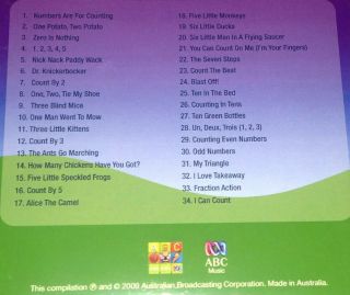 100 Ultimate Learning Songs Numbers & Counting CD Rare Juice Music ABC For KIDS 2