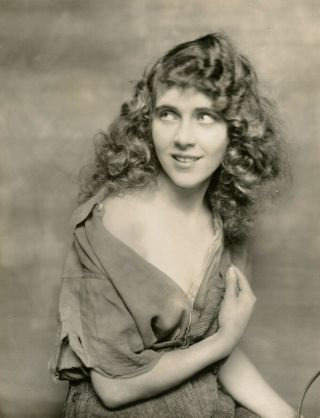 1910s William Fox Silent Film Star June Caprice Vintage Photograph Rare