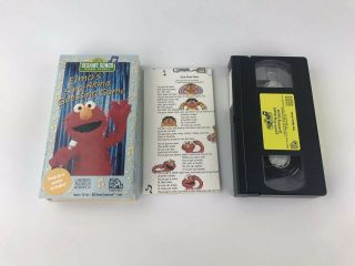 Elmo ' s Sing - Along Guessing Game Sesame Street VHS - - RARE VINTAGE - SHIP N 24H 2