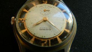 Rare Vintage Retro Mens Ginebras Watch 17 Jewels Swiss c1960s 2