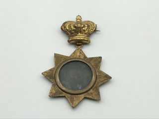 Rare Vintage Pin To Commemorate Queen Victoria Diamond Jubilee 1837 - 1897 A2