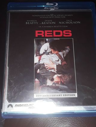 Reds (blu - Ray 2 - Disc Set,  25th Anniversary Edition) Rare Nicholson Beatty Oop