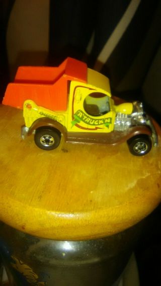 Vintage 1977 Hot Wheels Yellow A Truckin 
