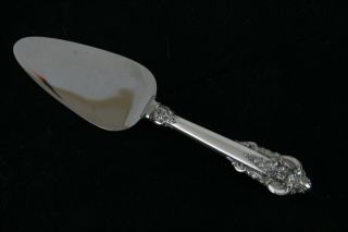 Vintage Wallace Grand Baroque Sterling Silver Handle 6 1/2 " Cheese Server