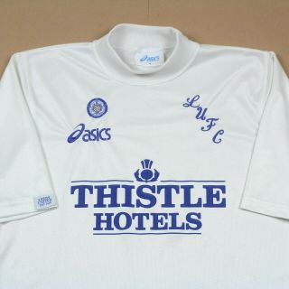 Leeds United 1995 1996 Home Shirt Rare Asics (m)
