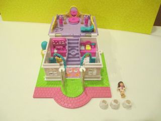Polly Pocket 1994 Salon House With Figure And Acc.  Vintage Bluebird