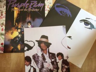 Prince Purple Rain Lp Ex 925110 - 1 With Rare Poster