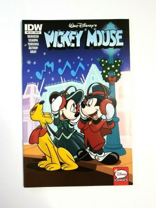 Mickey Mouse 7 Ri 1:10 Variant Cover (316) Idw Comic Book Vol 3 2015 Rare Htf