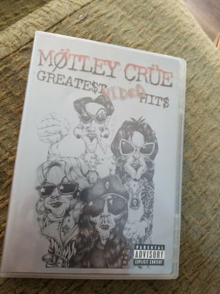 Motley Crue - Greatest Video Hits Dvd Rare Htf With Art Insert