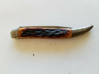Vintage Antique Remington Toothpick Knife W/ Blade Etch