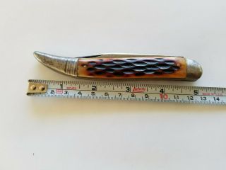 Vintage Antique Remington Toothpick Knife W/ Blade Etch 2