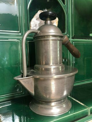 Antique Eta 110v Coffee Machine Rare Early Brass Old Elektric Model Atomic Era