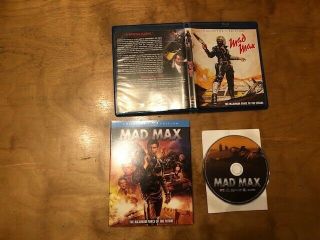 Mad Max Blu Ray Scream Factory Rare Slipcover Collector 