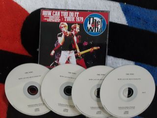 The Who How Can You Do It Cincinnati Buffalo 4 Cd 1979 2 Shows Live Import Rare