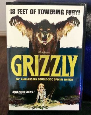 Rare Grizzly Shriek Show 30th Anniversary Dvd 2006 2 - Disc Set William Girdler