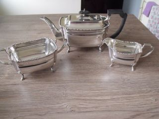 3 Piece Silver Plated Teaset,  Fenton Bros Ltd