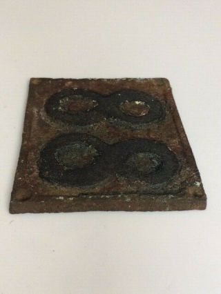 Vintage 1900 ' s Cast Iron Sign House Number 88 3
