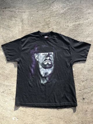 The Undertaker Rare Wwe Wrestlemania 22 Black T - Shirt Mens Xl