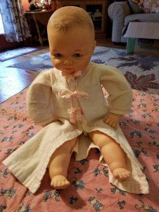 Vintage 18” Cameo Miss Peep Baby Doll With Hinged Joints And Clothes