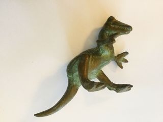 Rare Srg Tyrannosaurus T.  Rex Metal Dinosaur Figure Large Version