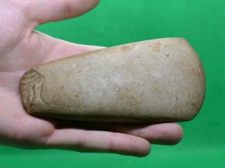 Huge European Neolithic Flat Stone Axe Head - 5000 Bc - Extremely Rare