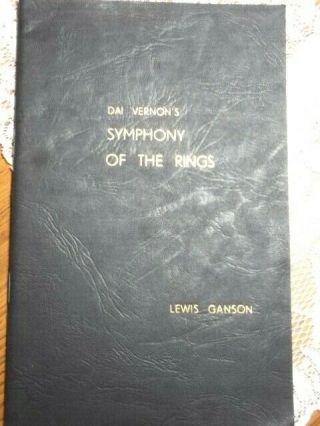 Rare Symphony Of The Rings Signed By Dai Vernon 1st Edition