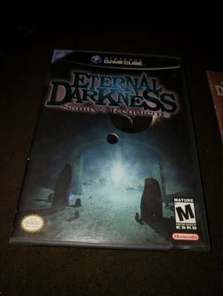 Eternal Darkness : Sanity ' s Requiem Complete CIB Nintendo Gamecube rare game 3