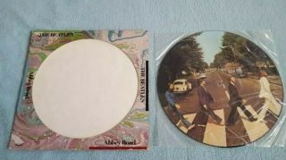Extremely Rare Picture Disc The Beatles - Abbey Road - Vinyl Lp Album