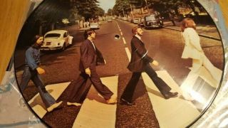 Extremely Rare PICTURE DISC THE BEATLES - ABBEY ROAD - VINYL LP ALBUM 3