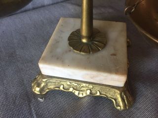 Vintage Brass Balancing Scale of Justice with Marble Base 3